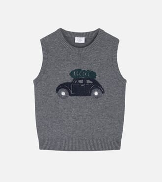 Prince Vest wool grey - Hust & Claire