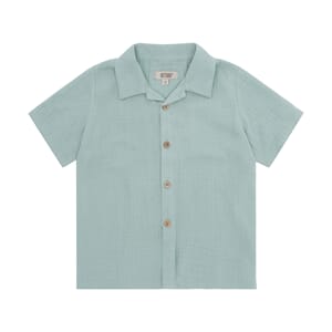 Shirt SS Muslin gray mist - Huttelihut