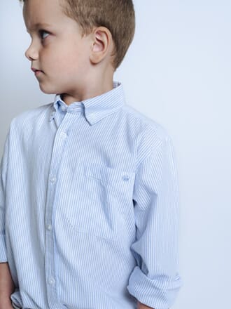 Ruben Shirt Stripe light blue - Hust & Claire