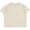 T-Shirt Tommy seaweed stripe - Wheat