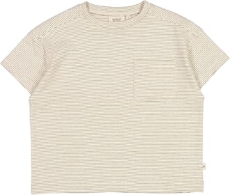 T-Shirt Tommy seaweed stripe - Wheat