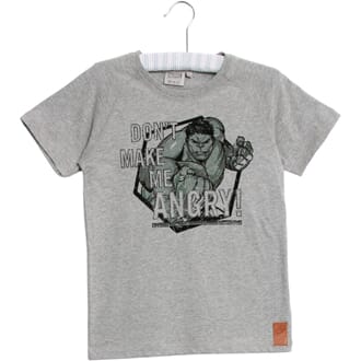 T-Shirt Angry Hulk melange grey - Wheat