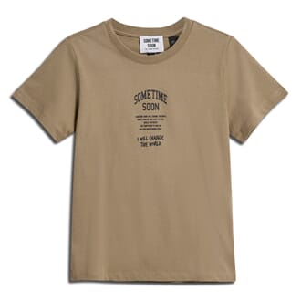 Dimas T-Shirt S/S - sepia tint - Sometime Soon
