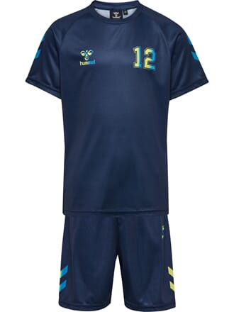 Shimmer Set dress blues/limeade - Hummel