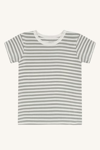Austin T-shirt LS Stripes forest fog - Hust & Claire