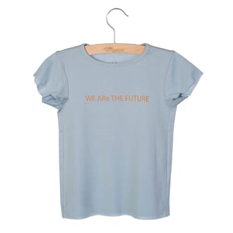 T-shirt Dean Print Blue Fog - Little Hedonist