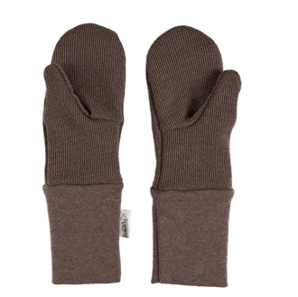 Wool mittens mocha - Kivat