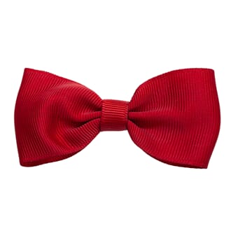 Sløyfe / bowtie klassisk Scarlet Red - Den lille prikken