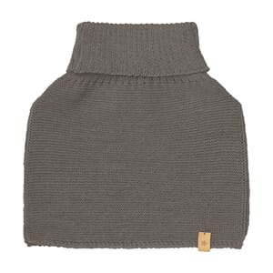 Neck Warmer Wool Knit brown mel - Huttelihut