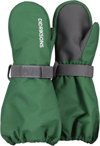 Biggles Mittens pine green - Didriksons