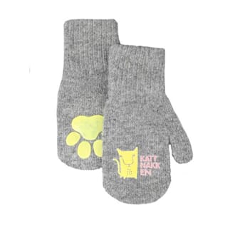 Long magic mittens grey - Kattnakken