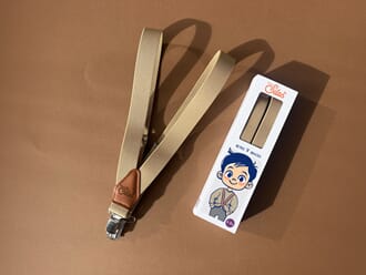 Retro V Braces Sand Brown - Silly Silas