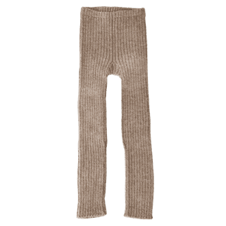 Rib Leggings pebble - Esencia
