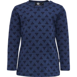 Vilmo T-Shirt L/S dark denim - Hummel
