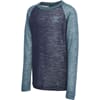 Wingo T-Shirt L/S black iris - Hummel