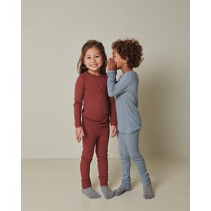 Leg Wool Rib monsoon blue - MarMar