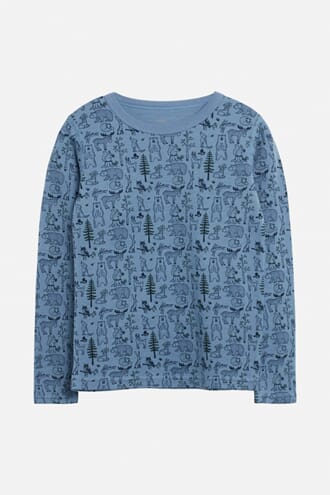 Awo ullgenser skog blue glass - Hust & Claire
