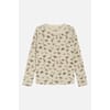 Alfi T-shirt ull/silke dinosaurer wheat  - Hust & Claire