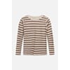 Abba Genser ull/bambus striper wheat  - Hust & Claire