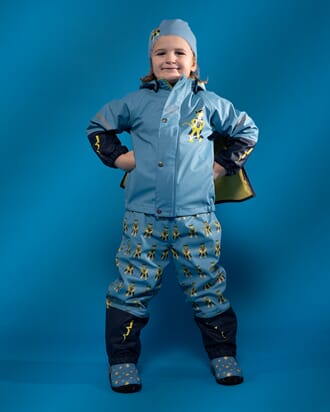 Regnsett Plask Superhelt superblå - Kattnakken