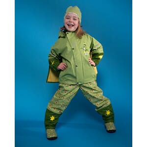 Regnsett Plask Superhelt supergrønn - Kattnakken