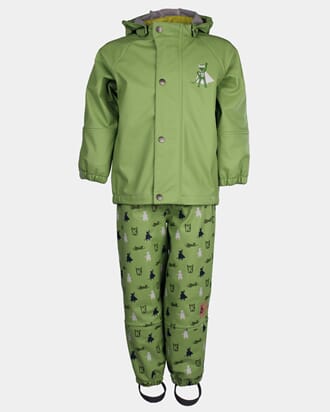 Regnsett Plask supergrønn - Kattnakken