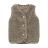 Vest Wool Teddy camel mel - Huttelihut