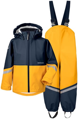 Waterman kids set Oat Yellow - Didriksons