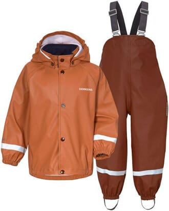 Slaskeman Kids Set acorn brown - Didriksons