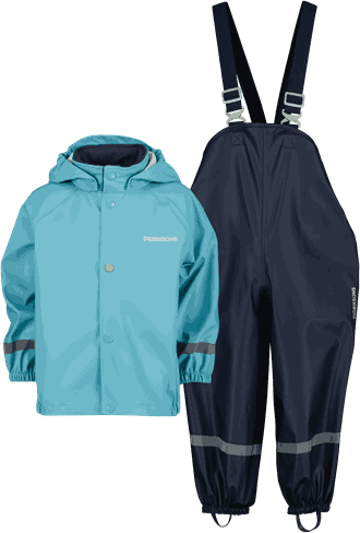 Slaskeman Kids Set blue wash - Didriksons
