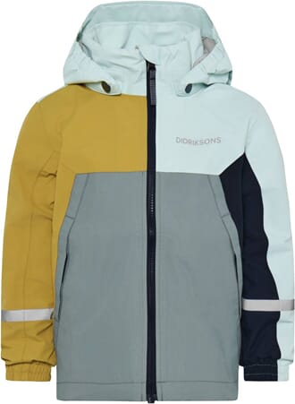 Pilvi Kids Jacket yellow pollen - Didriksons