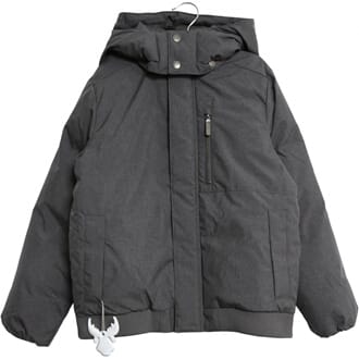 Down Jacket Bertil blue iron melange - Wheat
