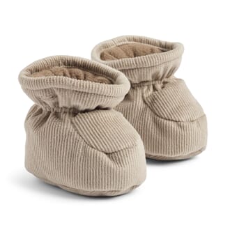 Puffer baby Booties Fuffa grey stone - Wheat