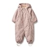Snowsuit Adi rose dust flowers - Wheat