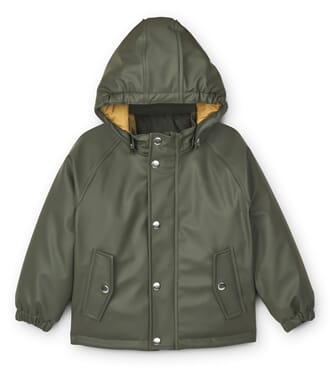 Ivy rainwear set w/ padding hunter green - Liewood