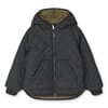 Jackson reversible jacket khaki black mix - Liewood