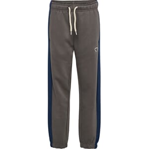 Jr Loose Block Sweatpants Bee dark gull gray - Hummel