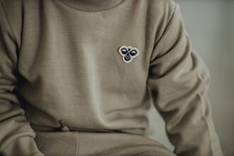 Mini Wool Sweatshirt Bee vintage khaki - Hummel