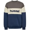 Jr Loose Block Crewneck dark gull gray - Hummel