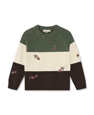 Benna Pinecone Pullover beetle  / coffee - Fliink