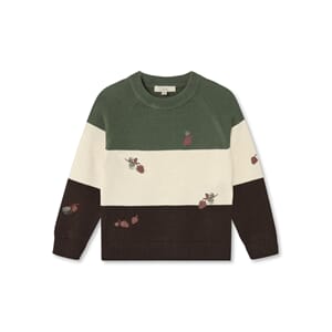 Benna Pinecone Pullover beetle  / coffee - Fliink