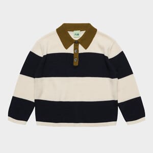 Striped Polo ecru/navy - Fub