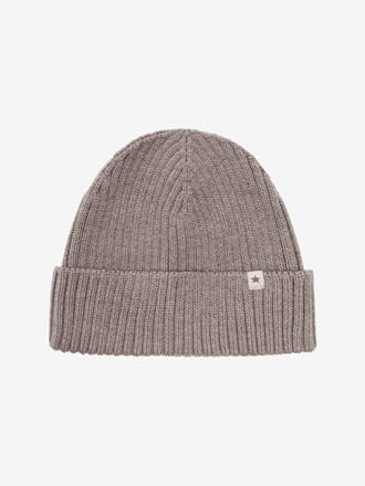 Beanie Wool Knit cinder melange - Huttelihut