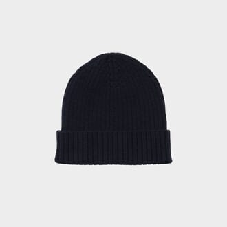 Rib Beanie dark navy - Fub