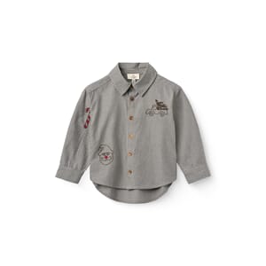 Checkered Classic Shirt grey check - Copenhagen Colours
