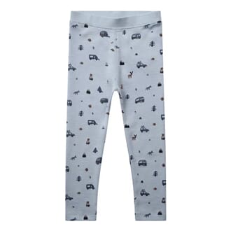 Liro leggings ull Camping baby blue - Hust & Claire