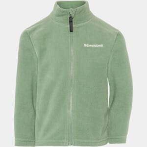 Monte Kids Full Zip sage green - Didriksons