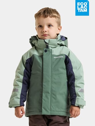 Neptun Kids Jacket dark moss - Didriksons
