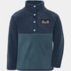 Monte Kids Half Button mountain blue - Didriksons