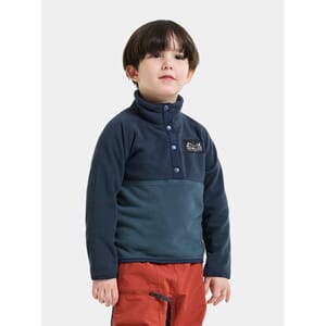 Monte Kids Half Button mountain blue - Didriksons